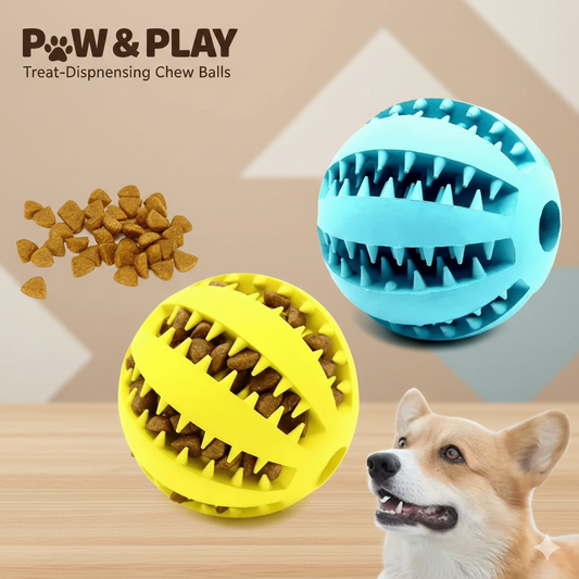 HoppiPet™ DentalChew Interactive Treat-Dispensing Ball