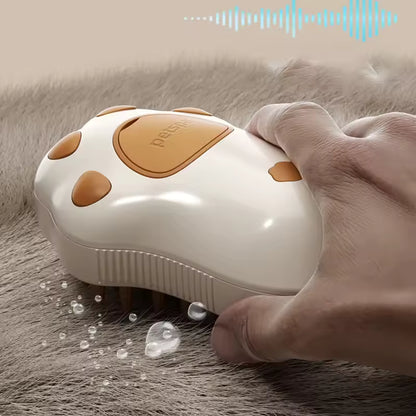 HoppiPet™ SteamSpa Pro 3-in-1 Electric Mist & Massage Brush