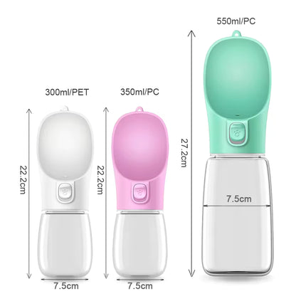 HoppiPet™ HydroPaw Leak-Proof Portable Travel Water Bottle