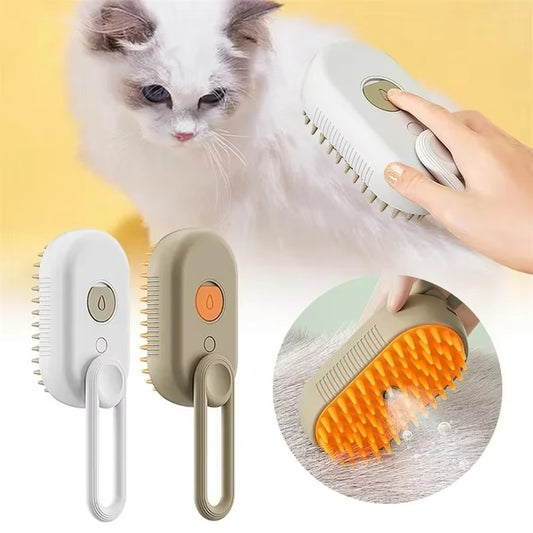 HoppiPet™ SteamSpa 3-in-1 Electric Grooming Brush