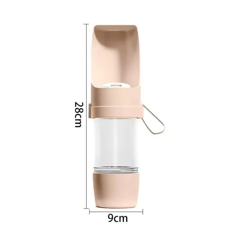 HoppiPet™ AdventureBottle 2-in-1 Portable Hydration Station