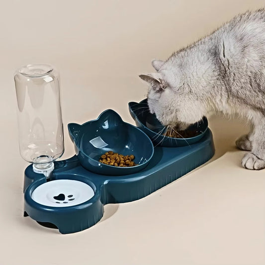 HoppiPet™ 3-in-1 Automatic Pet Dining Station