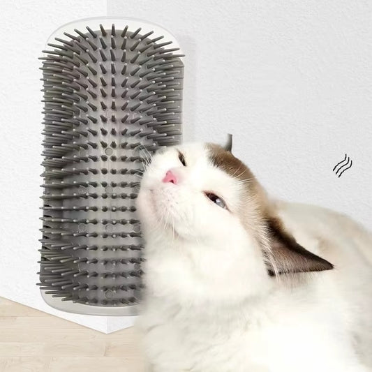 HoppiPet™ CornerSelf Wall Massage & Grooming Brush