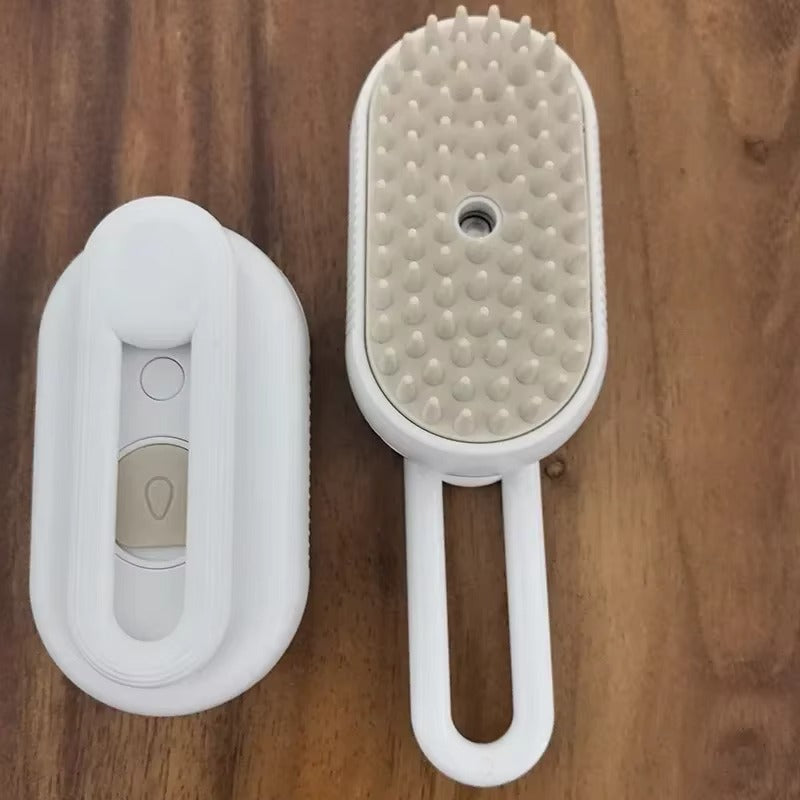 HoppiPet™ SteamSpa 3-in-1 Electric Grooming Brush