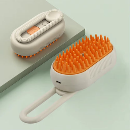 HoppiPet™ SteamSpa 3-in-1 Electric Grooming Brush