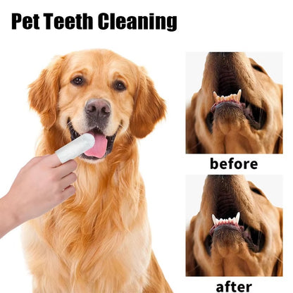 HoppiPet™ FreshSmile™ Pet Teeth Cleaning Finger Wipes (50 Pcs)