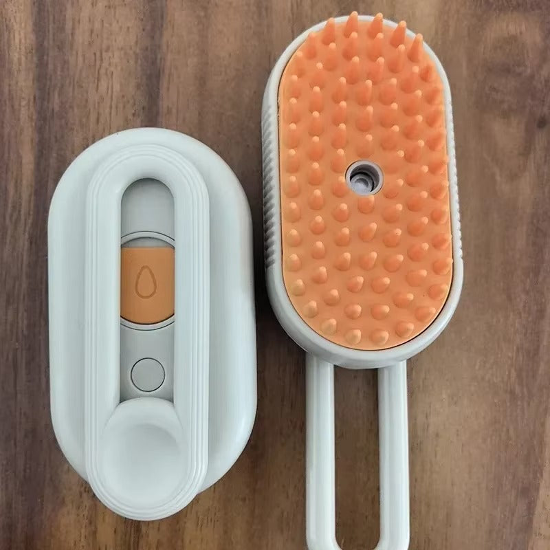 HoppiPet™ SteamSpa 3-in-1 Electric Grooming Brush