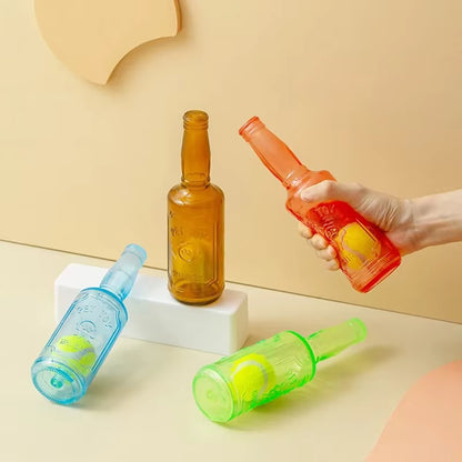 HoppiPet™ BrewPaws 2-in-1 Interactive Squeaky Bottle Toy